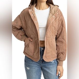 Blank NYC Quilted Hooded Jacket